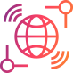 High-speed broadband with global coverage. Icon